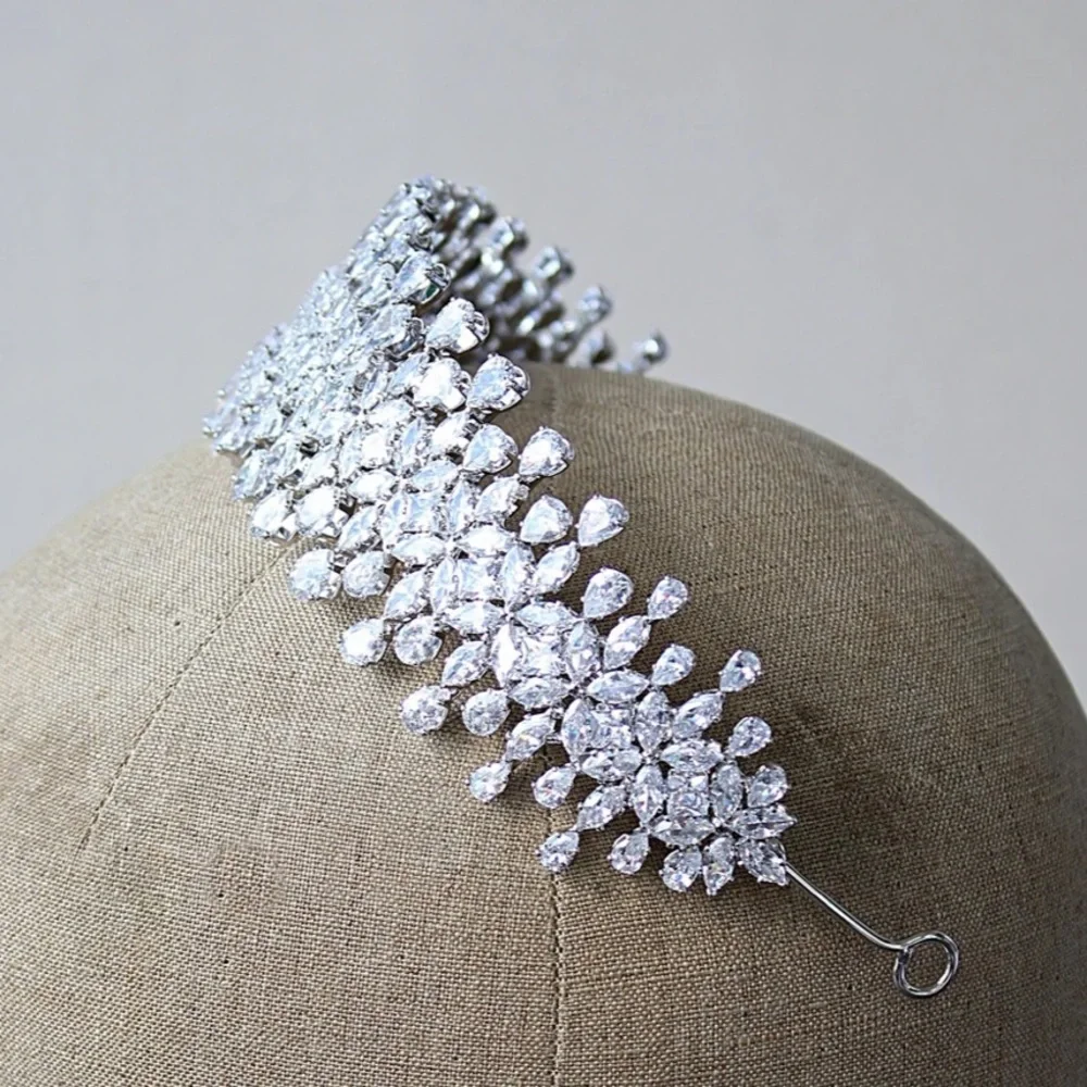 Bella Royal Headpiece Tiara from Eden Luxe Bridal purchased for $980 plus tax - Picture 4 of 4